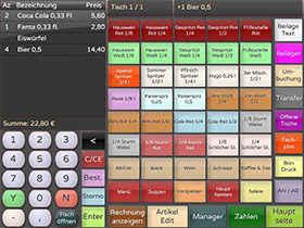 Kassa Gastronomie Software Gastronomie